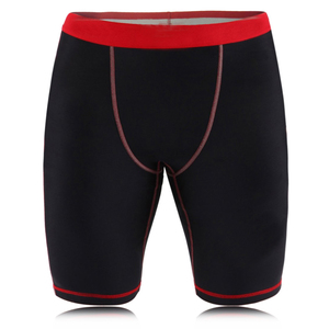 Design Your Own Men's Casual Solid Knee Length <b>Compression</b> <b>Shorts</b> for Fitness Training & Running-Polyester/Cotton - Product Image 4