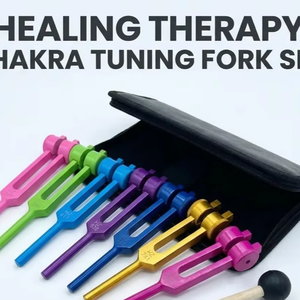 ชุดส้อมเสียงจักระดาวอังคาร 7 ชิ้น สำหรับการบำบัดด้วยเสียง การทำสมาธิ การปรับสมดุลจิตใจและร่างกายด้วยพลังงาน - Product Image 3