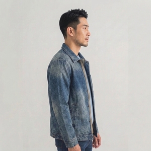 Chaqueta Vaquera para Hombre, Estilo Camarero, Ecológica, Transpirable, Personalizable, a la Moda, Nueva Colección de Invierno, Manga Regular, Estilo Urbano - Product Image 4