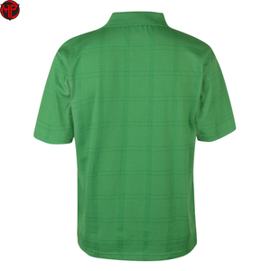 Polo de Hombre a Cuadros Verdes, Manga Corta, con Cuello, para Golf, Informal, OEM, Personalizado, de Secado Rápido, Transpirable, Deportivo - Product Image 2