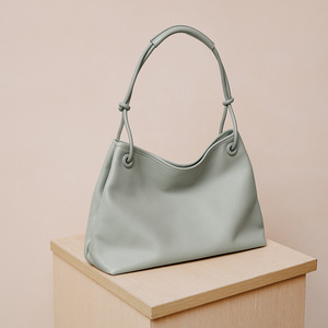 Bolso de Hombro Grande de Cuero Vacuno de Primera Capa para Mujer, Marca <span class=keywords><strong>ZAMO</strong></span>, Bolso Tote Suave para Uso Diario - Product Image 1