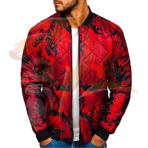 Custom Printed <b>Lightweight</b> Bomber <b>Jacket</b> <b>for</b> <b>Men</b> 100% Polyester Breathable New Design High Street Style Bomber Winter <b>Jacket</b> - Product Image 4