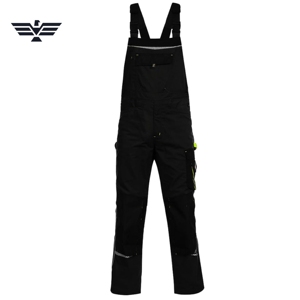 Custom Unisex <b>Work</b> Bib <b>Overalls</b> Heavy Duty Safety Windproof Polyester Reflective Multi-Pocket Needle Detection Silk Screen - Product Image 4