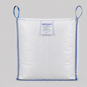 Aeroflex Neu FIBC - Bolsa a Granel de Material PP, Capacidad de 1000 kg, Factor de Seguridad 5, para Cemento, Leña, Construcción, Almacenamiento, con Cuatro Costuras Laterales y Asas - Product Image 1