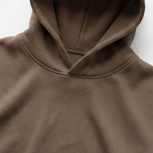 Sweat-shirt à capuche premium pour homme, automne-hiver, couleur unie personnalisée, streetwear, molleton épais, faible MOQ, vente en gros - Product Image 4