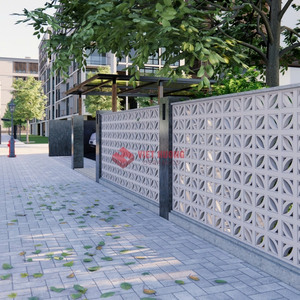 Blocs de ciment Breeze, carreaux pleine masse du Vietnam, utilisés pour les murs décoratifs intérieurs - Product Image 3