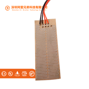 Chauffe-rubber flexible PET personnalisé 24V 96W 147 x 437 x 0,35 mm avec ruban adhésif Crown 612 pour l'agriculture et les industries - Product Image 1