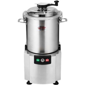 Robot da Cucina da 19 Quarti in Acciaio Inossidabile con Lama a Curva a S e Raschietto per Verdure - Product Image 1