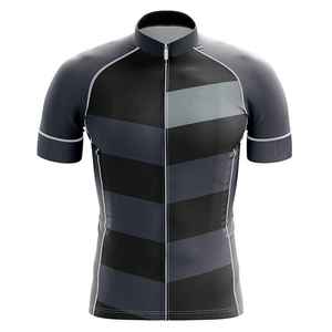 Maillot de cyclisme uni taille standard 100% polyester avec logo imprimé numérique personnalisé, antibactérien et séchage rapide - Product Image 6