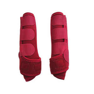 Oferta Especial: Botas de Neopreno Ajustables con Correa Cruzada para Tendones, para Caballos (Delanteras y Traseras) - Product Image 3