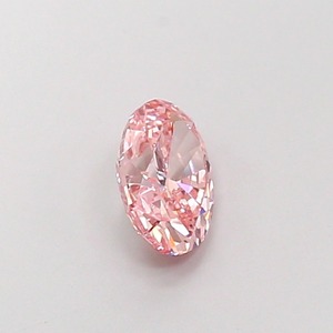 Diamant CVD rose vif fantaisie de 1,34 carat, de forme ovale modifiée, de luxe, cultivé en laboratoire, clarté VVS2, polissage excellent, diamant non monté - Product Image 4