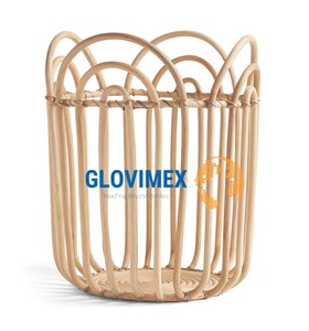 Cesta de Almacenamiento de Bambú y Ratán Tejida a Mano, Diseño Rústico, Ecológica, Personalizable, Solución de Almacenamiento Natural para la Cocina - Product Image 2