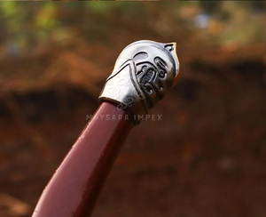 Hacha Leviatán de God of War, la más vendida, hecha a mano, con grabado en relieve, tamaño personalizable, de acero inoxidable, con púas. - Product Image 4