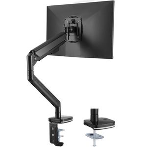 Supporto USB per Monitor Singolo con Braccio a Molla a Gas Regolabile per Schermi da 13"-35", Supporta 12 kg, Braccio per Monitor Resistente - Product Image 1