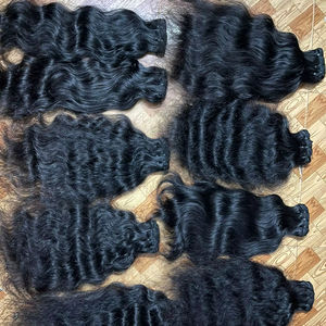 100% paquets de cheveux de temple indien bruts vierges non traités cuticule de donneur unique alignée - Product Image 1