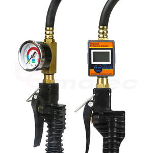 Gonfleur de pneu automobile avec pistolet à air extensible avec manomètre - Product Image 5