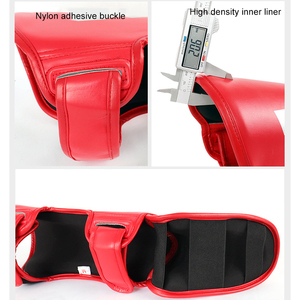 Protectores de Espinilleras de Cuero de Alta Calidad para Muay Thai y Boxeo, Almohadillas Protectoras Más Gruesas y Suaves para Kick Boxing - Product Image 5