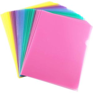 Confezione da 25 Cartelle Portadocumenti Trasparenti Formato Letter, Eleganti Buste in Polietilene per Organizzare Documenti - Product Image 2