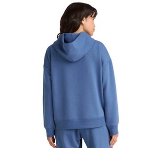 Sweat-shirts à capuche surdimensionnés pour femmes, couleur bleu marine, couleur unie, design personnalisé, sweat-shirts décontractés à la mode pour femmes, saison hivernale - Product Image 3