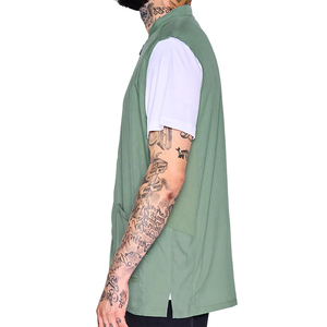 Salon Barber Sleeveless Vest Waterproof Customizable Lightweight Polyester Fabric Stylish Short Sleeve Design Eco-Friendly - Product Image 4
