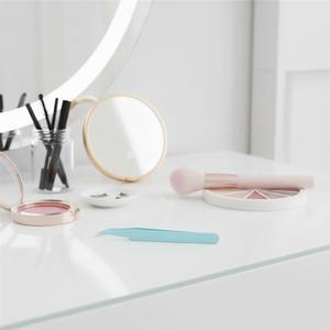 Pinzas de precisión para pestañas, extensiones de pestañas postizas de acero inoxidable, herramientas profesionales para salón, maquillaje DIY, uso doméstico - Product Image 1