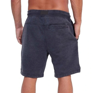 Acid Washed Men's Shorts Mid Waist Drawstring Closure Front Eco-Friendly Anti-Wrinkle Quick Dry Breathable 100% Cotton Casual - Product Image 3