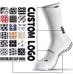 Non Slip Yoga Pilates Running dance Sports <b>Socks</b> White Ankle <b>Length</b> Anti Slip Dot Pattern Cotton Nylon spandex Knitted Adult - Product Image 2
