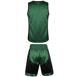 Uniforme Profesional de Kick Boxing con Logotipo Personalizado, Pantalones Cortos y Chalecos de Satén 100% Poliéster, Transpirable y Ligero - Product Image 3