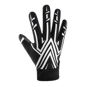 Gants de football américain de haute qualité, logo personnalisé, cuir synthétique, latex, imperméables, antidérapants, durables, compatibles avec les écrans tactiles - Product Image 5