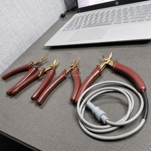 Kit d'outils de fabrication de bijoux permanents 4 pièces avec logo personnalisé – Pinces à sertir, pinces à bec long, pinces à bec pointu, pinces coupantes à bec courbé – Vente en gros - Product Image 3