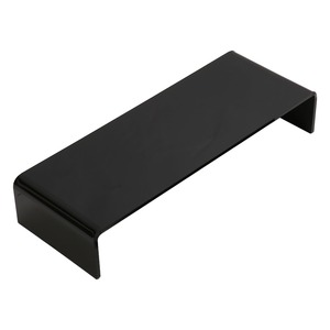 Italian Black White Floating Shelf Monitor <b>Stand</b> for <b>Desktop</b> Indoor Use with Easy Assembly - Product Image 1