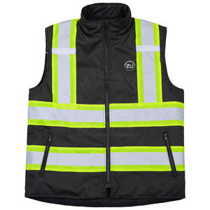 Gilet de sécurité haute visibilité réfléchissant ANSI Classe 1 avec LED clignotante, imperméable, logo personnalisé, service OEM, quantité en gros - Product Image 1