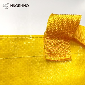 INNORHINO sacs à provisions tissés en PP réutilisables durables et résistants personnalisés sacs fourre-tout - Product Image 5