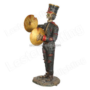 Silla de monstruo Sombrero de bruja Payaso aterrador <span class=keywords><strong>con</strong></span> motosierra Pila de calabaza feliz Jack O' Lantern Calabaza Gallina Rata Araña Ratones Hombre Lobo - Product Image 5