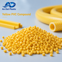 Composé PVC jaune pour lignes de production flexibles avec exigences de densité personnalisées An Dat Plastic