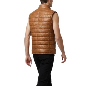 OEM Custom <b>Womens</b> Metallic <b>Down</b> Alternative <b>Vest</b> Stand Collar Quilted - Product Image 3