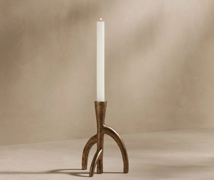 Candelabro de Aluminio Dorado Abstracto de Lujo Nórdico, Moderno y Minimalista, Ondulado, para Centro de Mesa, Decoración del Hogar, Regalo - Product Image 2