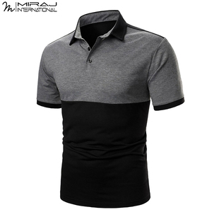 เสื้อโปโลพรีเมียมคุณภาพสูง โลโก้สั่งทำได้ สีดำเทาทูโทน ดีไซน์ทันสมัย แขนสั้น สไตล์คนเมือง เนื้อผ้าระบายอากาศได้ดี เหมาะสำหรับใส่เดินเที่ยว - Product Image 2