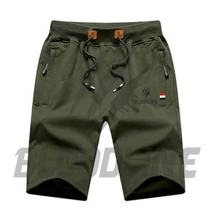 BLOODLINE INTERNATIONAL Short Bermuda décontracté pour homme en PU à motif uni avec taille mi-haute élastique et poches - Product Image 1