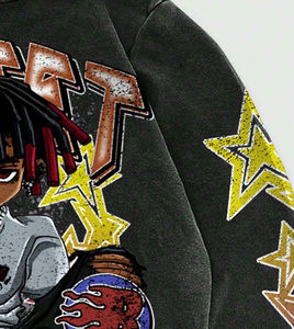 Sudaderas con Capucha y Sudaderas para Hombre al por Mayor, con LOGO Personalizado Bordado o Impresión Digital, Sudadera con Capucha de Moda Urbana Oversize 2026 - Product Image 4