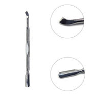 Pousse-cuticules personnalisé très demandé, en acier inoxydable, pour le retrait du vernis à ongles, outils de nettoyage des ongles, pousse-cuticules à pointe acérée