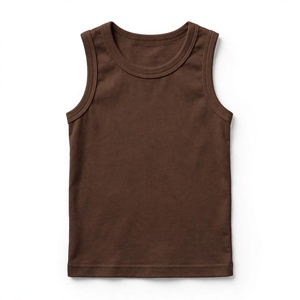 Camiseta sin Mangas Personalizada de Primera Calidad para Niñas, Cuello Redondo, Color Sólido, Ropa de Verano, Camiseta Moderna con Diseño Personalizado BD - Product Image 6