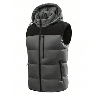 OEM <b>Top</b> Trending Wholesale Custom Sublimation Jacket for Men <b>Bubble</b> Puffer Winter Vest Professional Manufactures Puffer Vest - Product Image 1