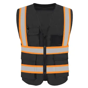 Best Design Customized Logo Printing High Quality Light Weight Working Wear 2022 Safety Jacket On Sale Now