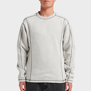 Sweat-shirt oversize en polaire automne 460 g/m², col rond, manches longues, tissu de haute qualité, coupe classique, logo personnalisé, ODM, 100 % polyester - Product Image 4