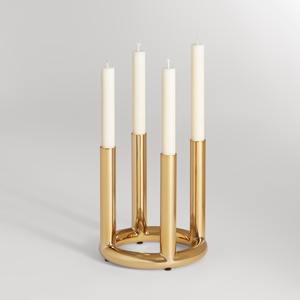 Candélabre moderne fait main multi-tubes, design géométrique minimaliste, centre de table de luxe pour hôtel, décoration de table pour mariage et fête - Product Image 6