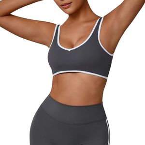Soutien-gorge de sport personnalisé pour femme, nouvelle collection, haute performance, antichoc, dos ouvert, ajouré, pour gym, course, yoga et fitness - Product Image 3