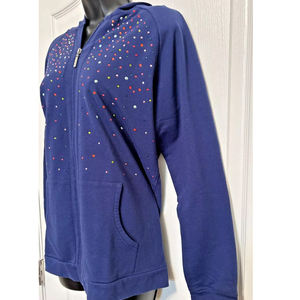 Sudadera con Capucha Personalizada OEM con Logotipo de Diamantes de Imitación, Estilo Vintage Lavado al Ácido, Colección de Invierno, Sudadera de Marca - Product Image 3