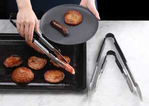 Pinzas para Alimentos de Acero Inoxidable con Revestimiento de Vinilo, Aptas para Lavavajillas, Resistentes y Ecológicas, de Calidad Premium, al por Mayor - Product Image 2