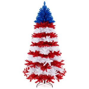 7.5 Feet Artificial Christmas <b>Tree</b> with Warm White LED <b>Lights</b> Elegant and Luminous Decor for Festive Season - Product Image 1